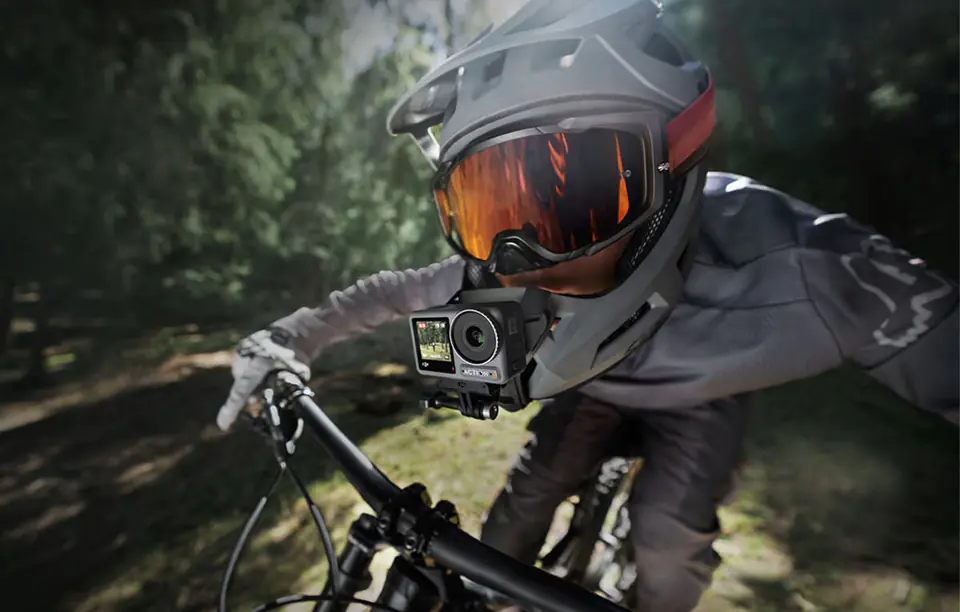 Osmo Action helmet chin mount