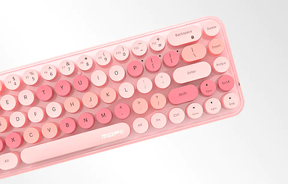 MOFII Bean 2.4G Wireless Keyboard + Mouse Kit (Pink)