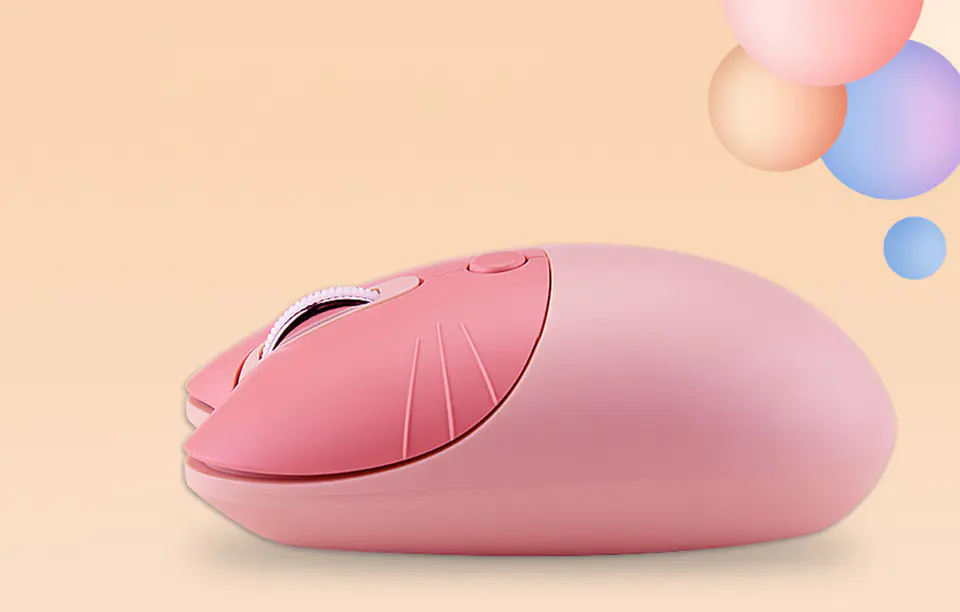 MOFII M3AG Wireless Mouse (Pink)