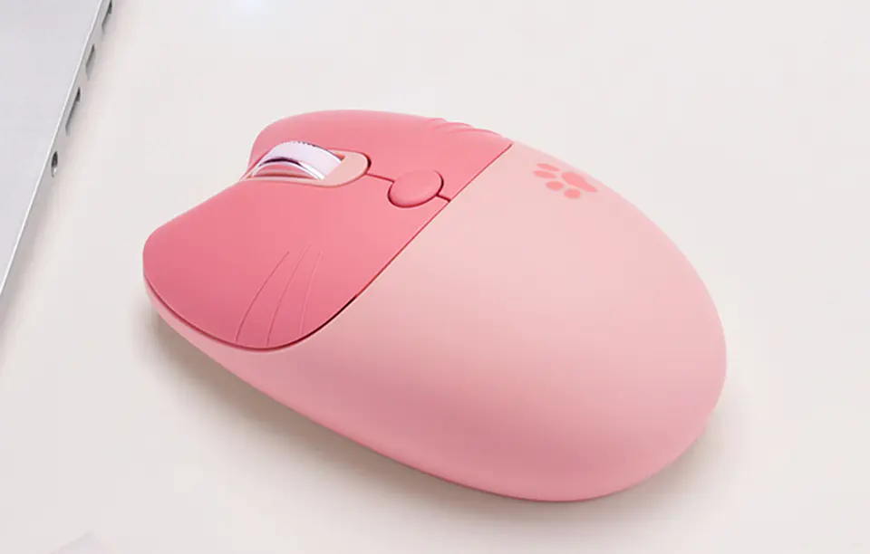 Bezprzewodowa mysz MOFII M3AG (Różowa)