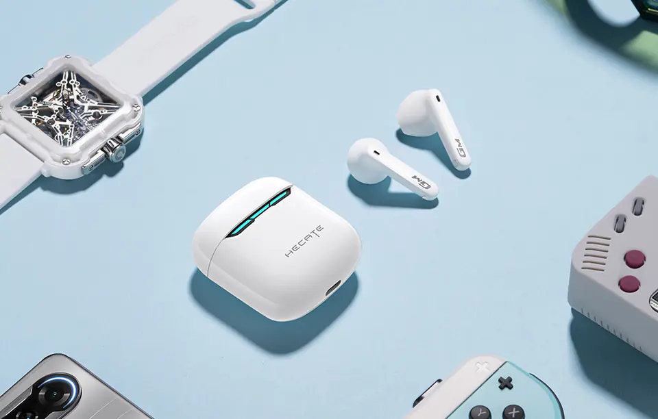 TWS Edifier HECATE GM3 Plus headphones (white)