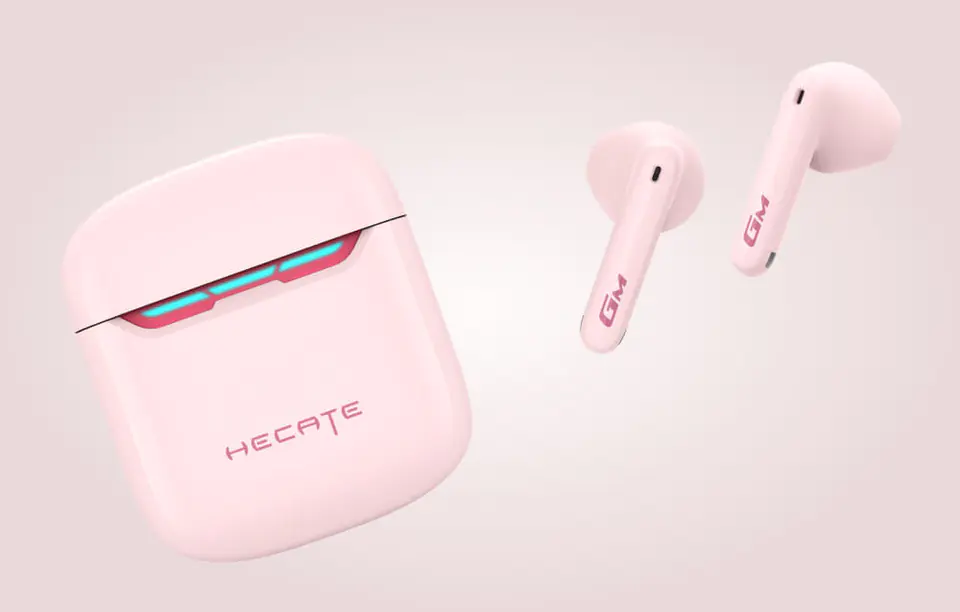 TWS Edifier HECATE GM3 Plus headphones (pink)