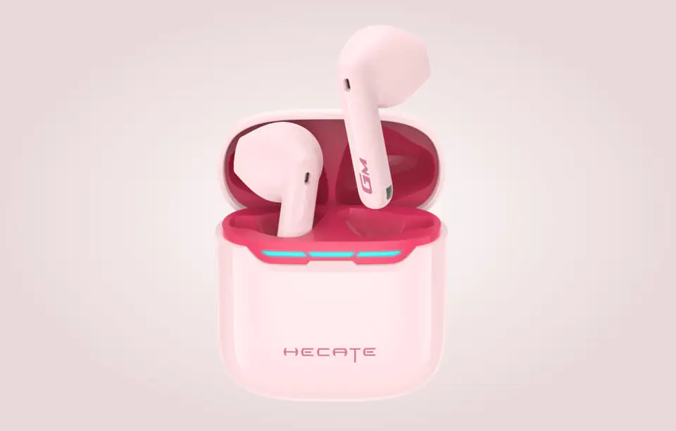 TWS Edifier HECATE GM3 Plus headphones (pink)