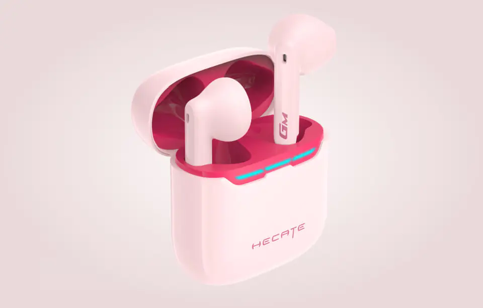 TWS Edifier HECATE GM3 Plus headphones (pink)