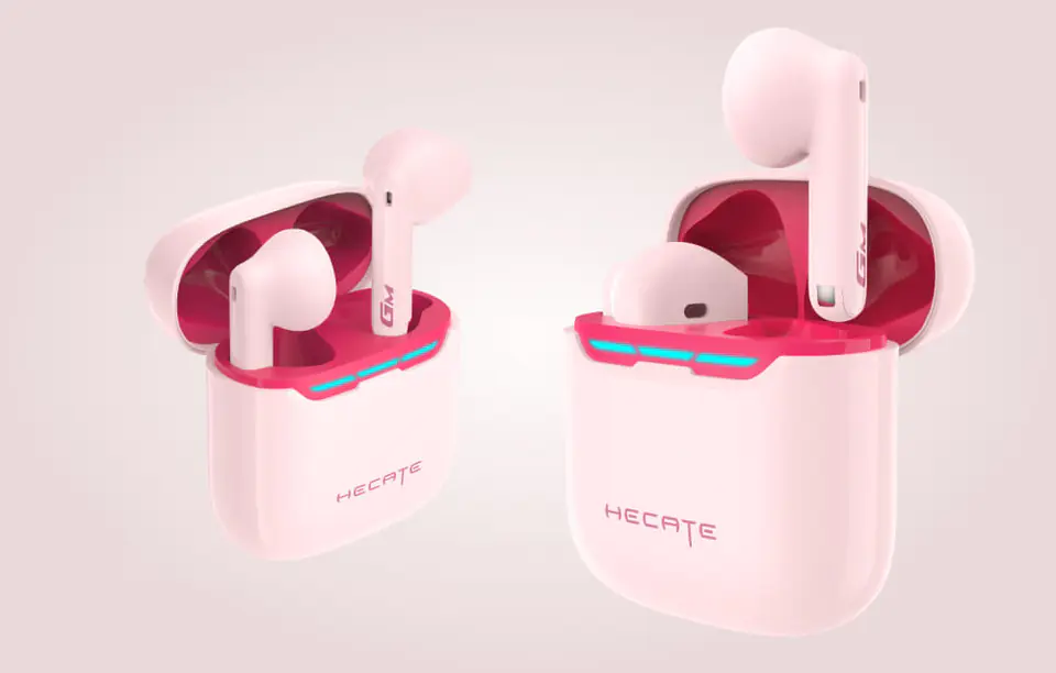 TWS Edifier HECATE GM3 Plus headphones (pink)