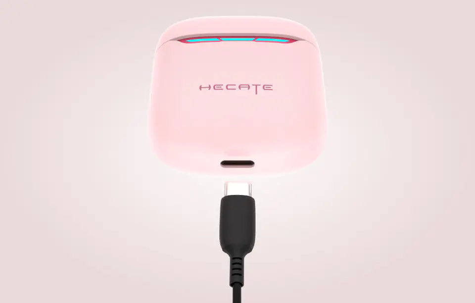 TWS Edifier HECATE GM3 Plus headphones (pink)