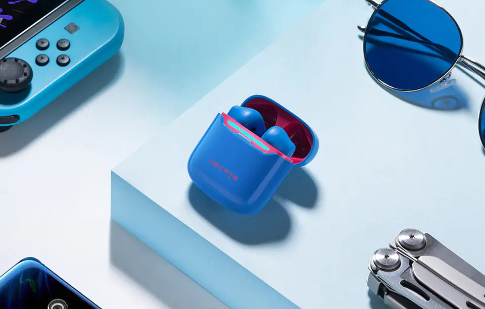 TWS Edifier HECATE GM3 Plus headphones (blue)