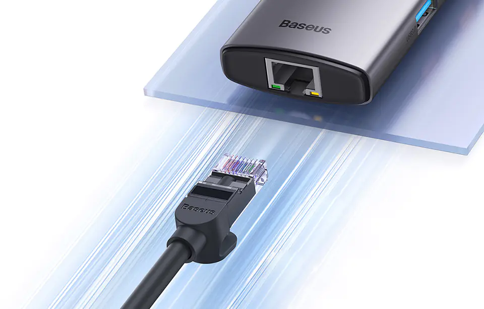 Baseus StarJoy Series 6in1 Hub, USB-C to HDMI + 3 x USB 3.0 + USB-C PD + RJ45