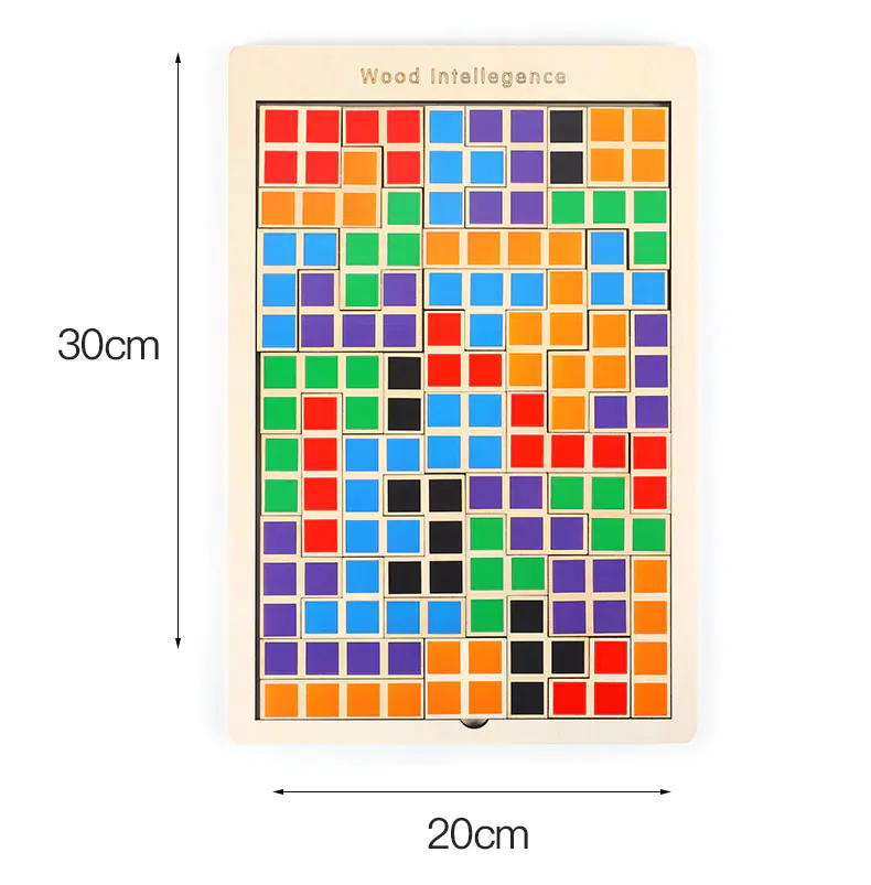 GRA LOGICZNA ZRĘCZNOŚCIOWA PUZZLE TETRIS KLOCKI JHTOY-639