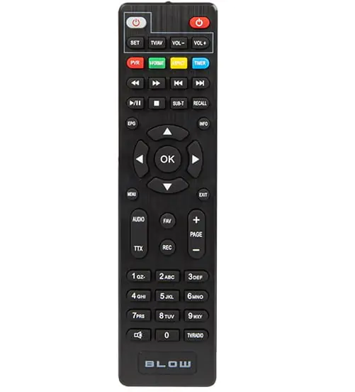 Dekoder tv naziemnej. Tuner DVB-T2 Blow 4625FHD H.265