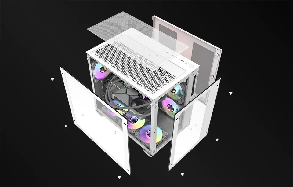 Computer case Darkflash C285 (white)
