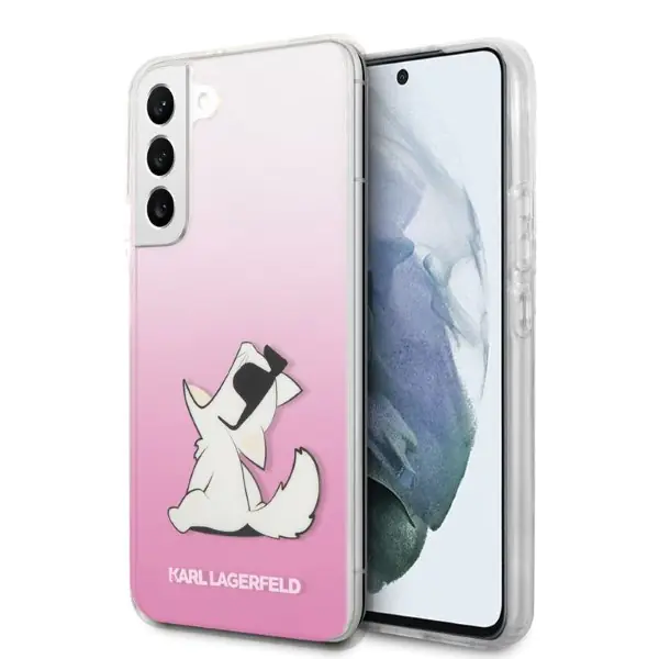 Karl Lagerfeld KLHCS22SCFNRCPI S22 S901hardcase różowy/pink Choupette Eat