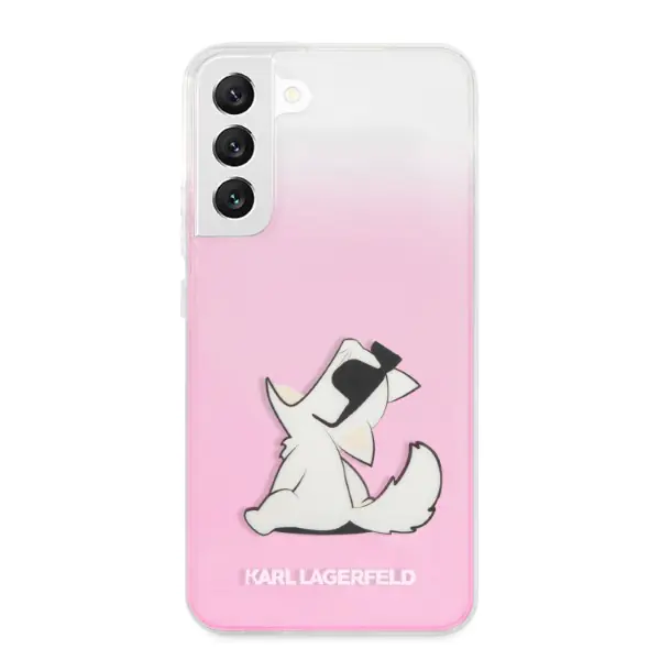 Karl Lagerfeld KLHCS22SCFNRCPI S22 S901hardcase różowy/pink Choupette Eat