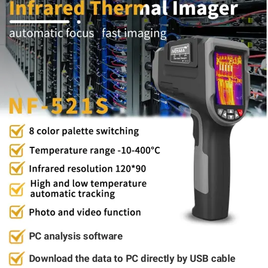 Kamera termowizyjna LCD USB 120x90 720P NF-521S
