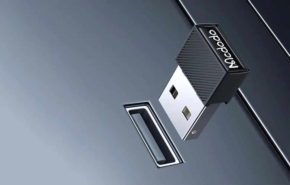 Adapter USB Bluetooth 5.1 do PC, Mcdodo OT-1580 (czarny)