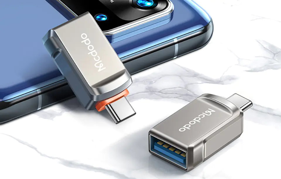 USB 3.0 to USB-C Adapter, Mcdodo OT-8730 (Grey)