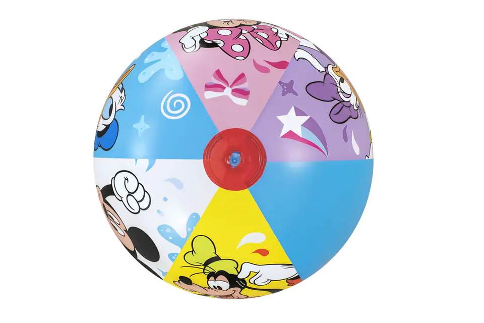 Bestway - Ballon Gonflable pour Plage ou Piscine Bestway Mickey Mouse 51 cm  Diamètre Multicolore avec Valve de Sécurité - Jeux de plage - Rue du  Commerce