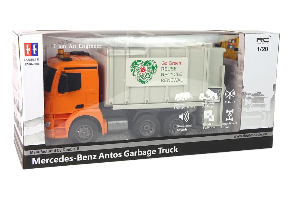 Remote control cheap bin lorry