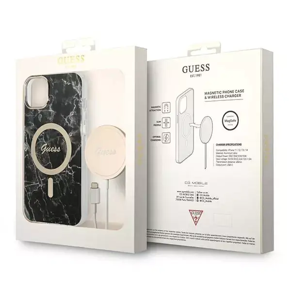 Guess GUBPP14MHMEACSK Case Charger iPhone 14 Plus 6 7