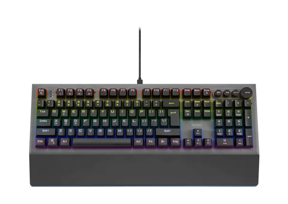 Conqueror mechanical gaming keyboard BLUE Switch, RAINBOW LED ...