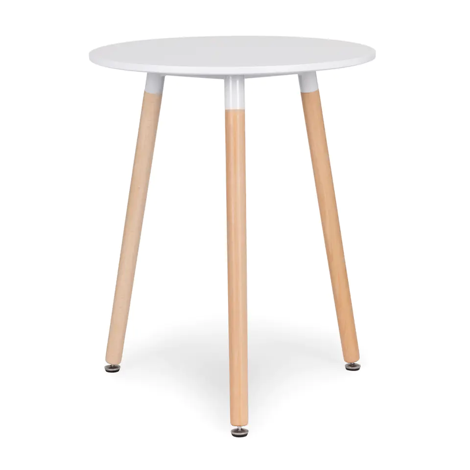 Modern wooden table for kitchen living room 60cm