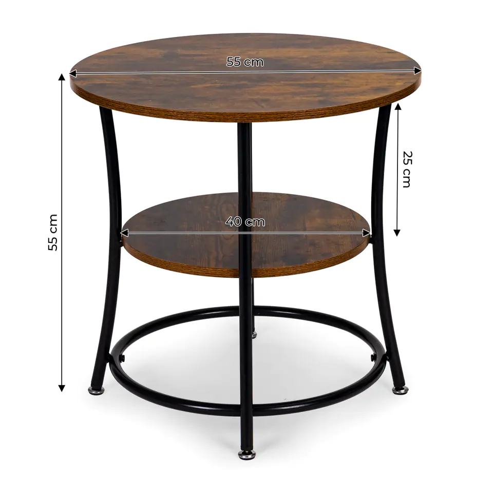 Coffee Table Round Bench Industrial ModernHome