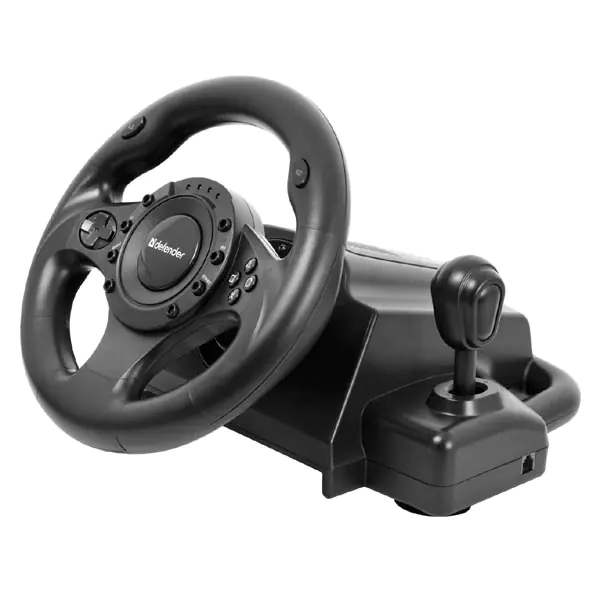 Steering wheel Defender FORSAGE DRIFT GT, 12, USB, black, with pedals ...