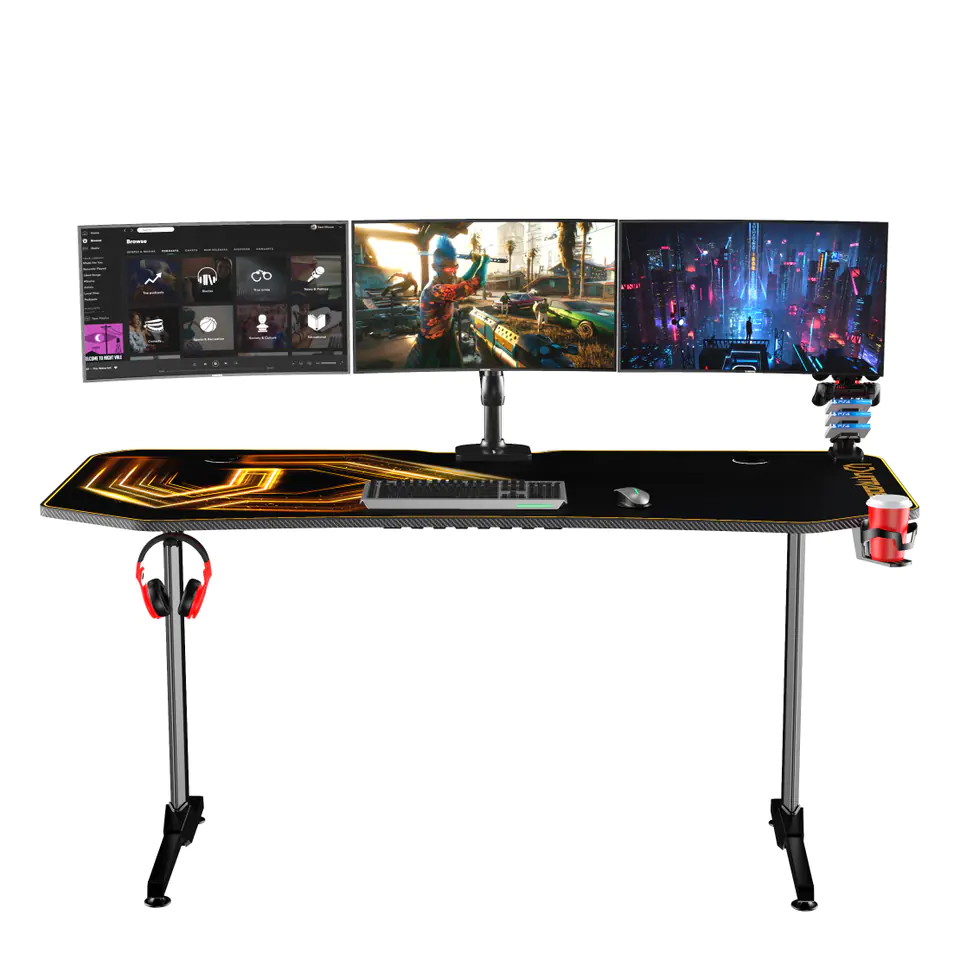 Gaming desk under deals 75