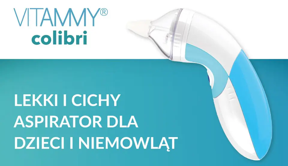 vitammy colibri bateryjny aspirator dla dzieci na katar