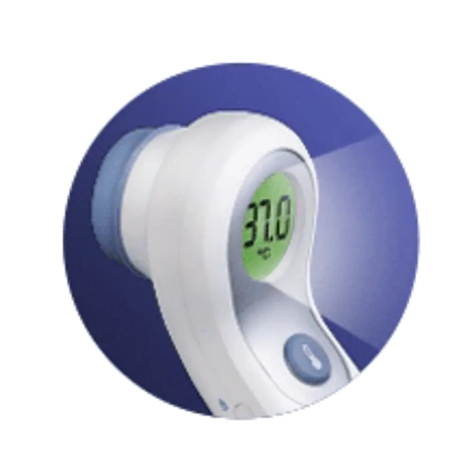 BRAUN NO TOUCH + FOREHEAD NTF 3000 Termometr bezdotykowy z dwoma sposobami pomiaru