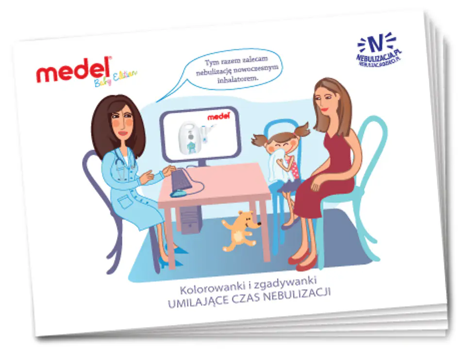 MEDEL FAMILY PLUS ELEFANTE Inhalator tłokowy dla dzieci z trzema maskami