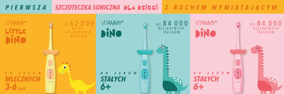 vitammy DINO szczoteczka do zębów