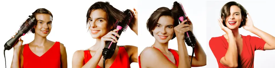 Nadająca włosom objętości salonowa suszarko-lokówka REVLON One-Step dla włosów krótkich i średnich - RVDR5282UKE