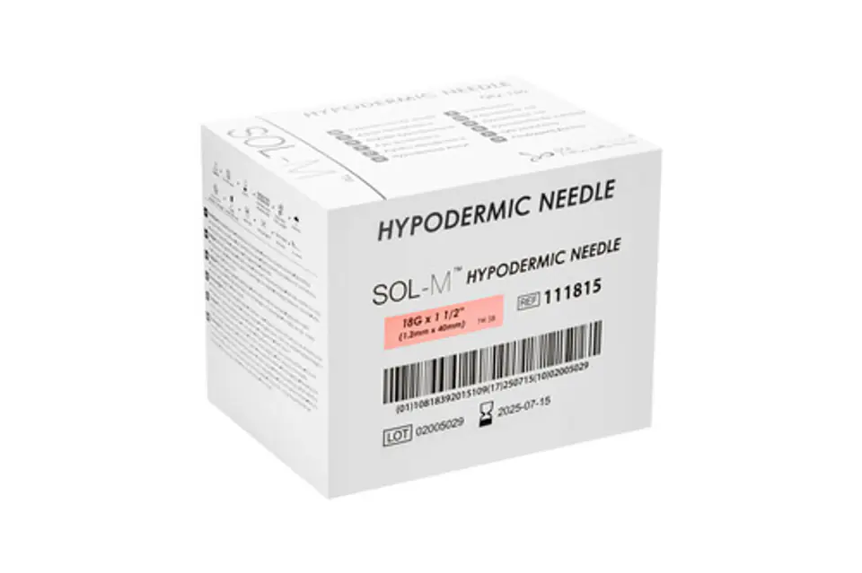 SOL-M™ Igła Iniekcyjna 21G 2" 0,8 x 25 mm  Sol-Millennium Igły Iniekcyjne(op. 100 szt.)