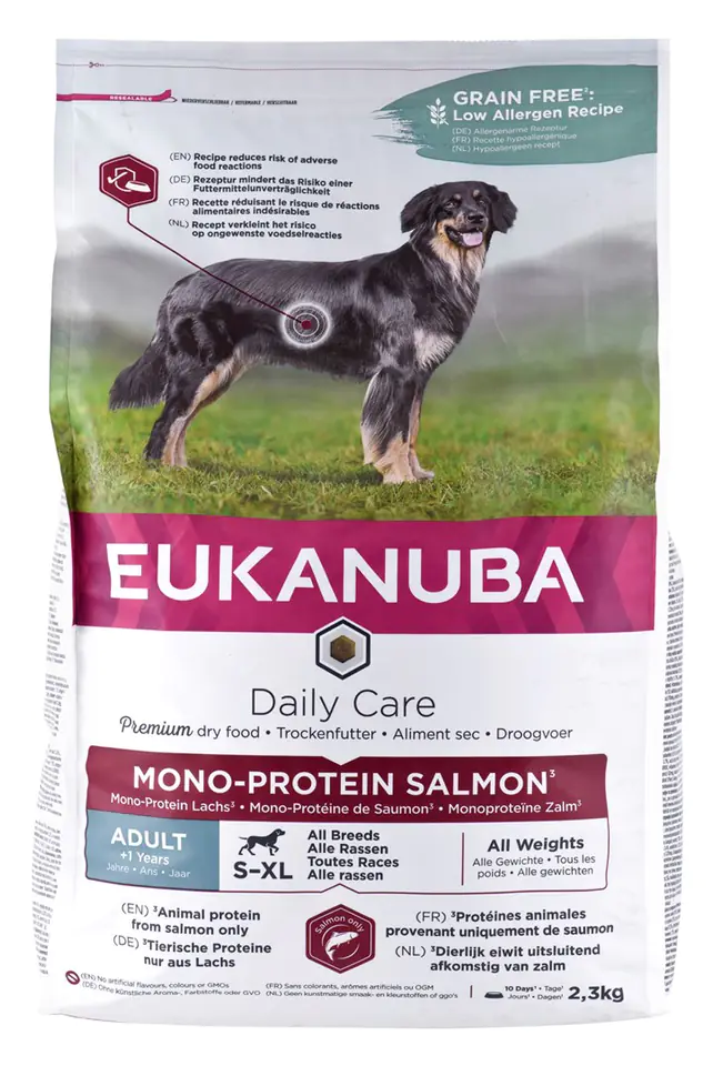 EUKANUBA Adult Mono Protein Salmon dry dog food 2 3 kg