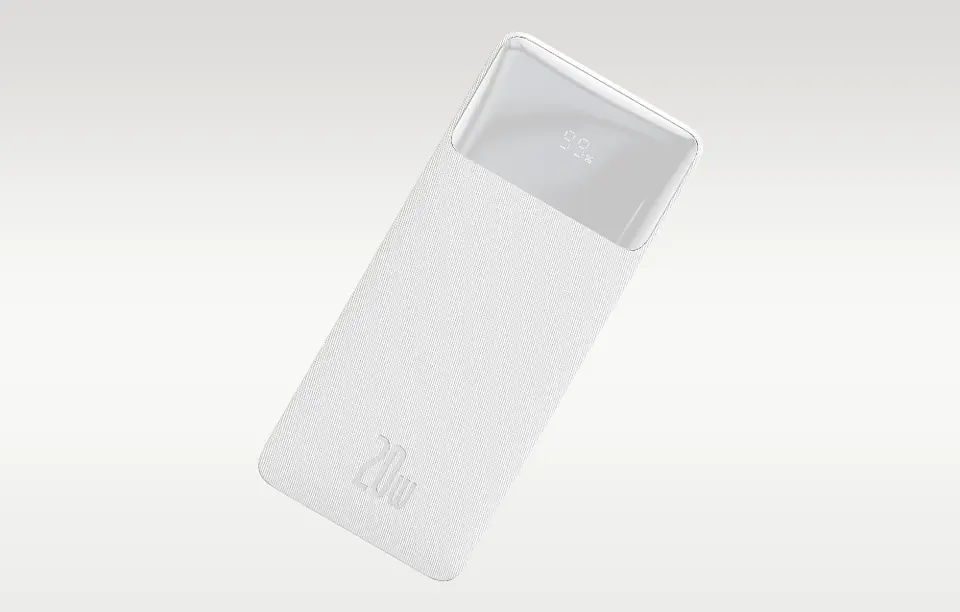 Powerbank Baseus Bipow 30000mAh, 2xUSB, USB-C, 20W (biały)