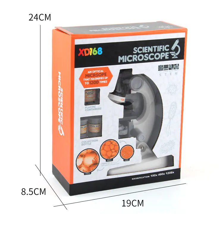 Microscope for Kids LED Educational Kit 1200x