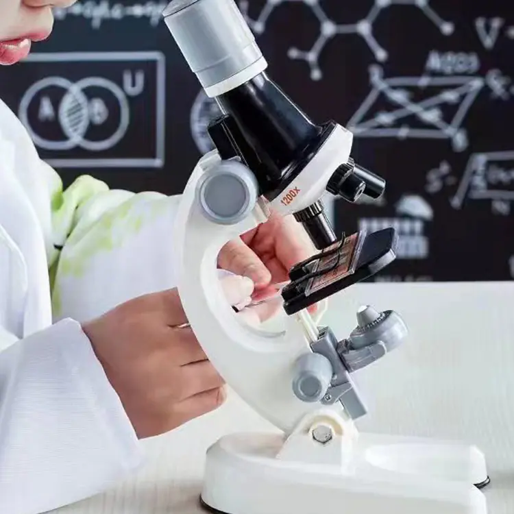 Microscope for Kids LED Educational Kit 1200x