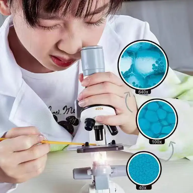 Microscope for Kids LED Educational Kit 1200x