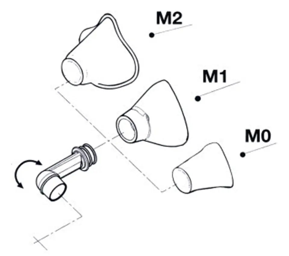 Maska Flaem Baby Mask dla dzieci 1-3 lat Silikonowa maseczka do nebulizacji, do inhalatora Flaem