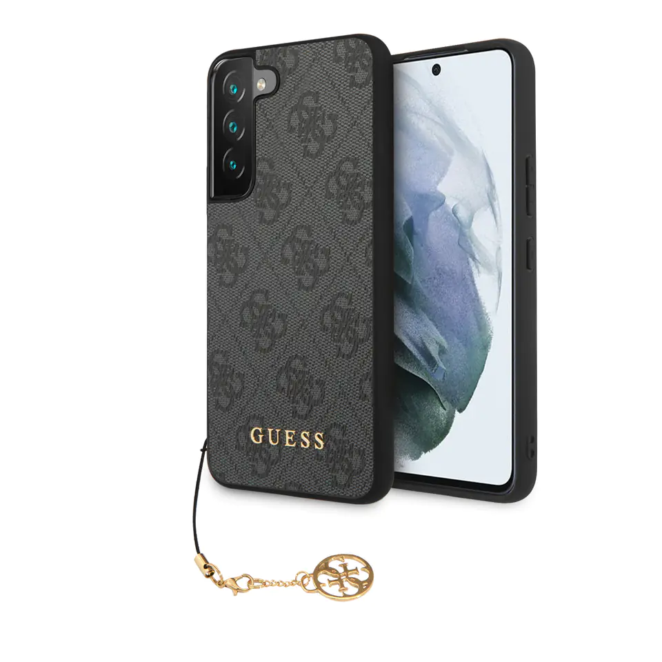 Guess GUHCS24SGF4GGR S24 S921 czarny/black hardcase 4G Charms Collection