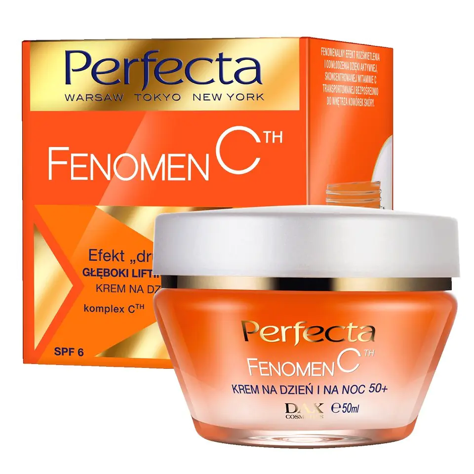 Perfecta Fenomen C 50+ Crema El efecto de la 