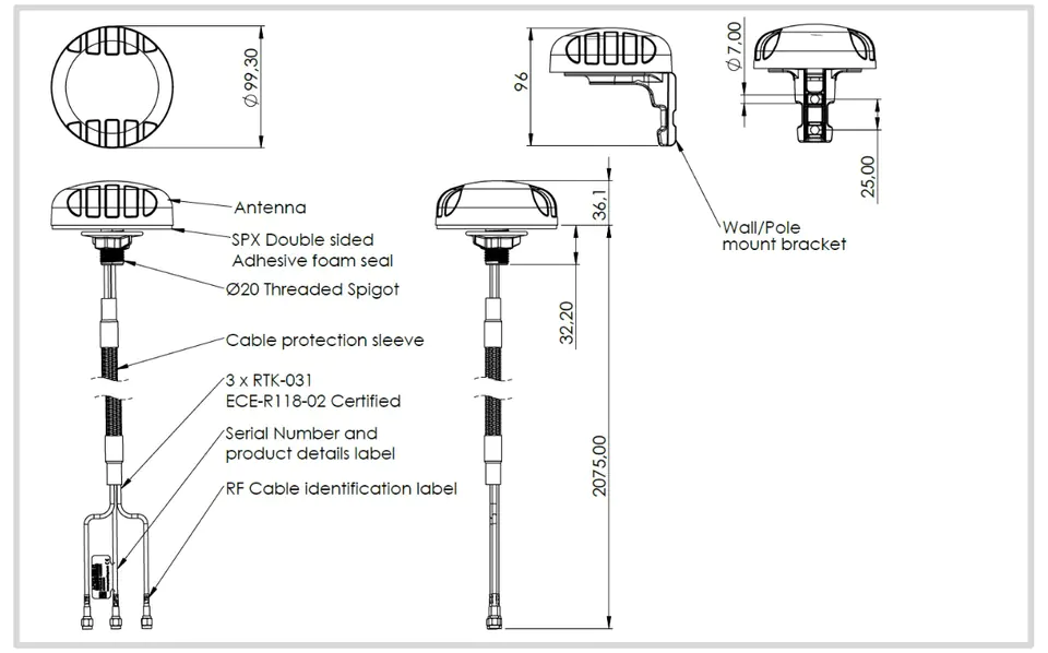 Poynting PUCK-4 low-profile omnidirectional antenna