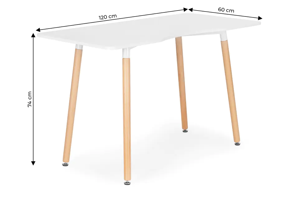 Stół biurko komputerowe do pracy nauki nowoczesne ModernHome