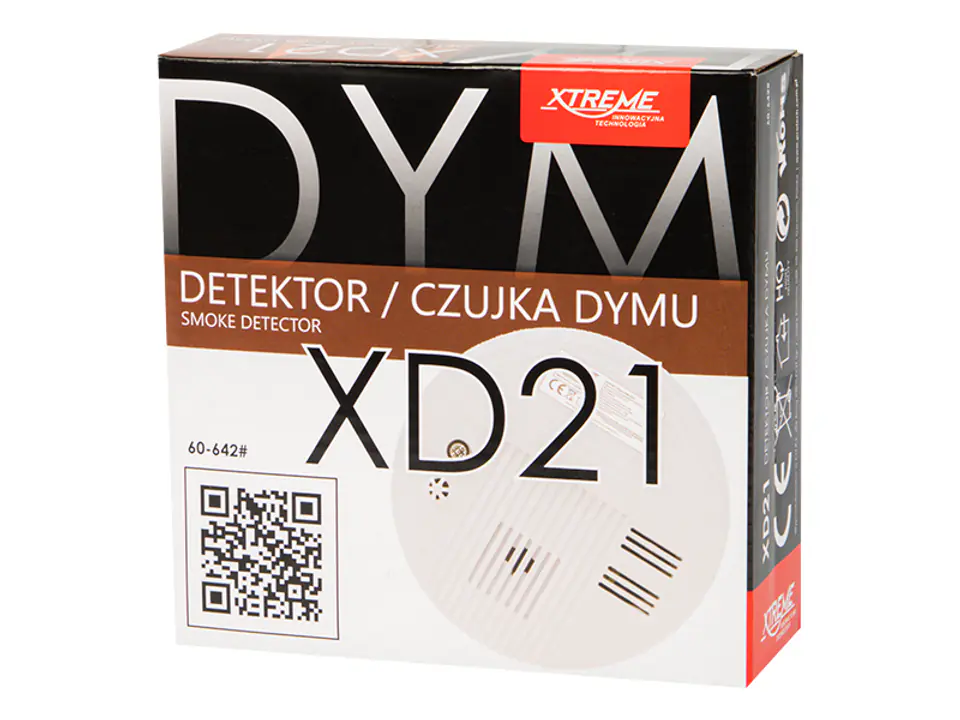 Detektor, czujnik dymu Xtreme XD21 230/9V