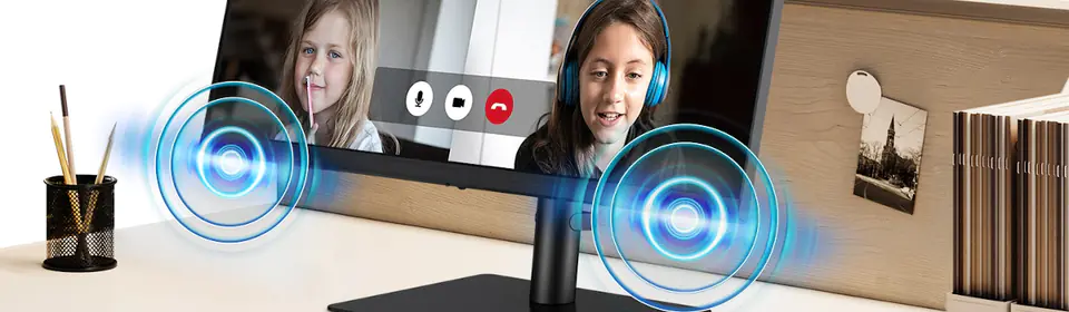 Samsung 24&quot; IPS LS24A400VEUXEN z wbudowaną kamerą i głośnikami &quot;SAMSUNG DLA BIZNESU&quot;