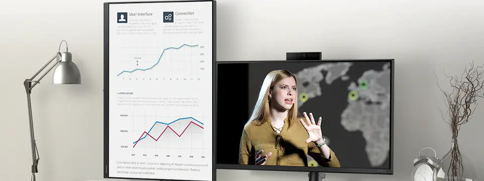Samsung 24&quot; IPS LS24A400VEUXEN z wbudowaną kamerą i głośnikami &quot;SAMSUNG DLA BIZNESU&quot;