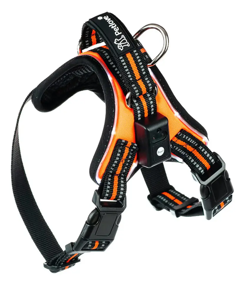 Szelki dla psa z podświetleniem LED