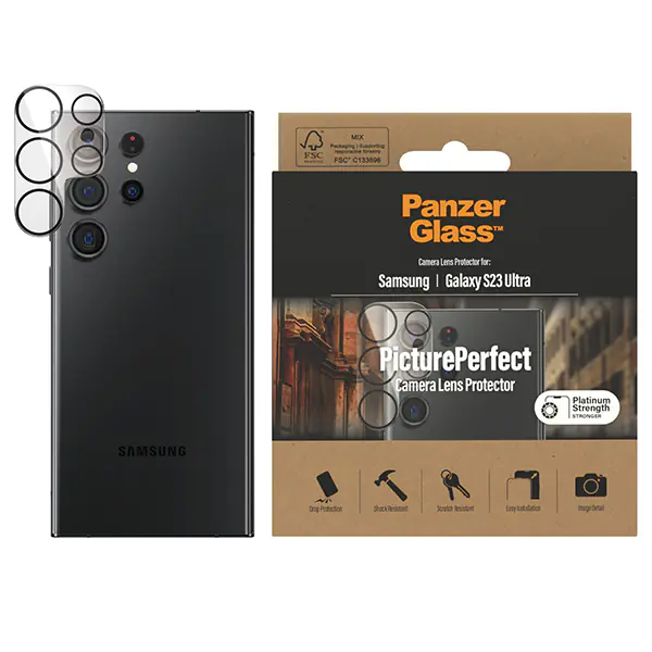 PanzerGlass Privacy Bundle 3in1 iPhone15 Pro 6.1" D3O Hardcase + Screen Protector UWF+ Lens 1137+1173+P2810