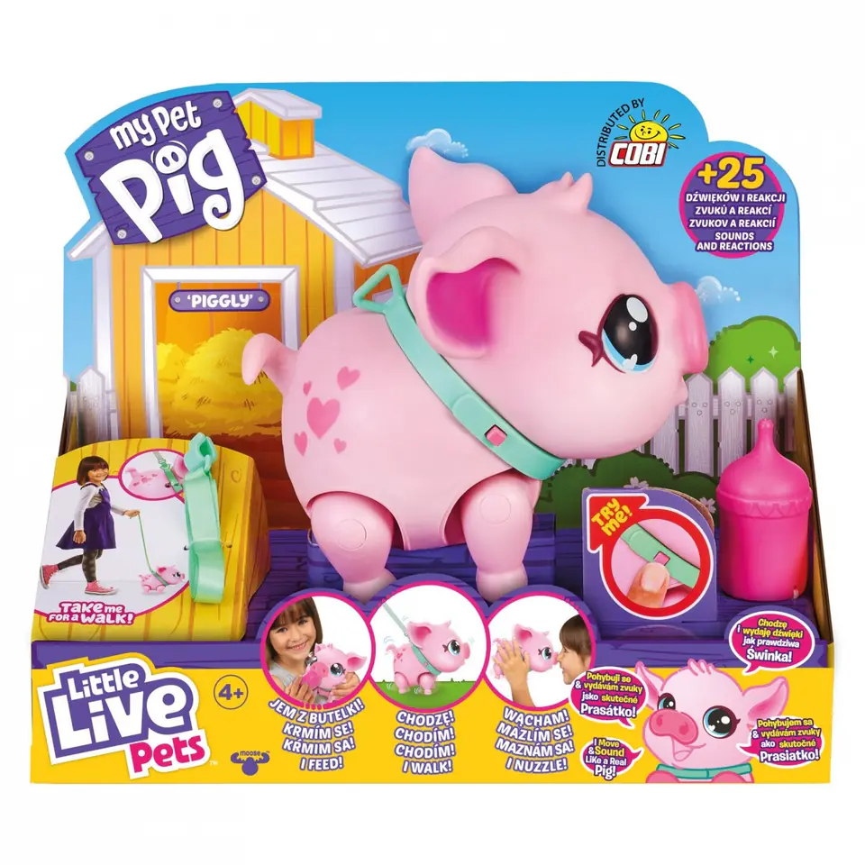 Interactive figure Little Live Pets Pig | Wasserman.eu